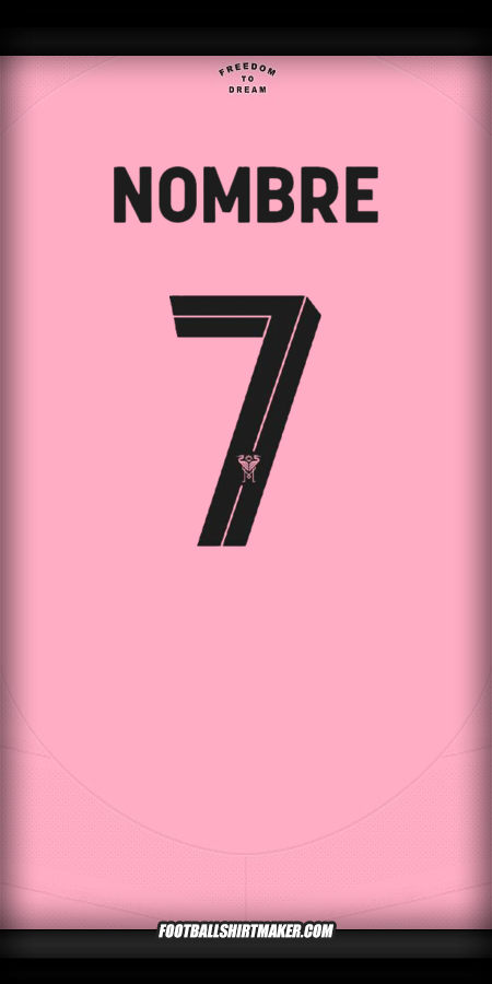 Camiseta Inter Miami Club World Cup 2025 -  nombre - 7