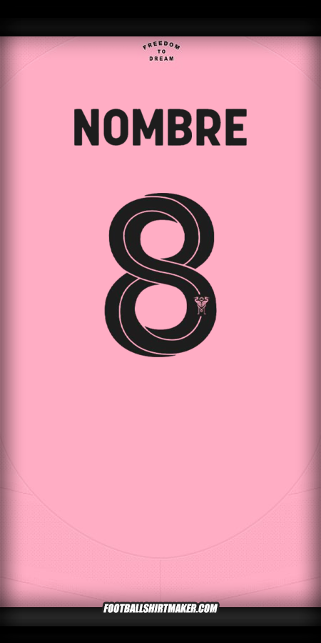 Camiseta Inter Miami Club World Cup 2025 -  nombre - 8