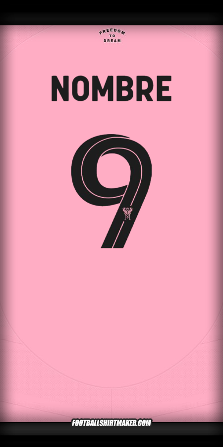 Jersey Inter Miami Club World Cup 2025 -  nombre - 9