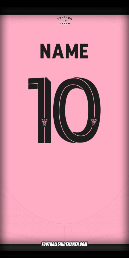 Shirt Inter Miami Club World Cup 2025 -  name - 10