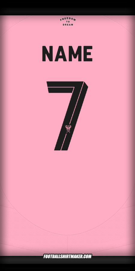 Trikot Inter Miami Club World Cup 2025 -  name - 7