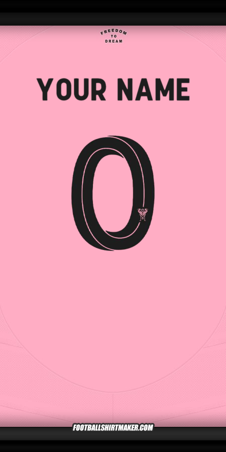 Jersey Inter Miami Club World Cup 2025 -  your name - 0