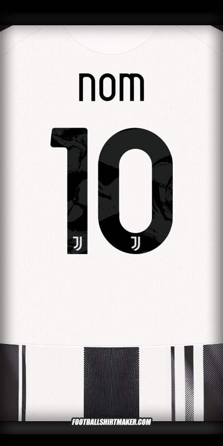 Maillot Juventus FC Cup 2025/2026 -  nom - 10