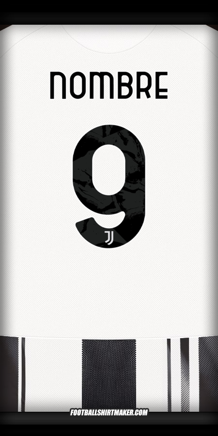 Jersey Juventus FC Cup 2025/2026 -  nombre - 9
