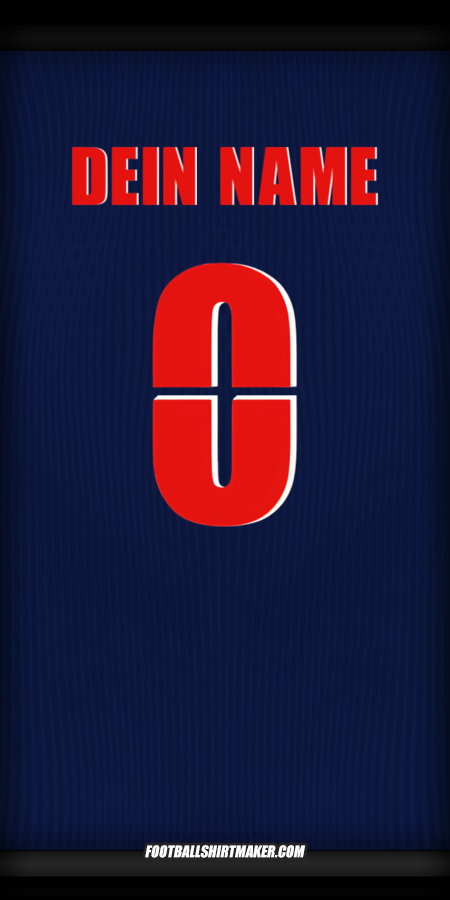 Trikot Paris Saint Germain Cup 2025/2026 -  dein name - 0