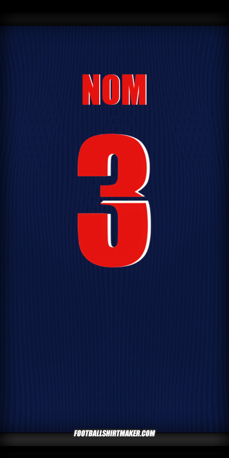 Maillot Paris Saint Germain Cup 2025/2026 -  nom - 3