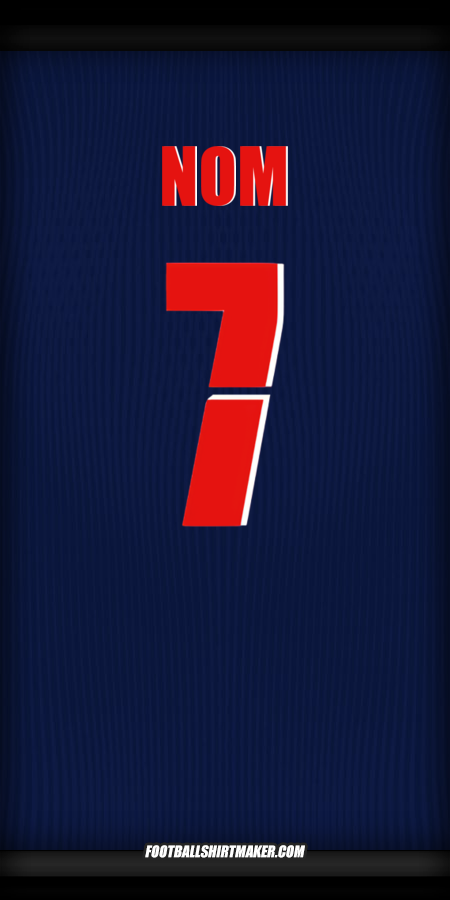 Maillot Paris Saint Germain Cup 2025/2026 -  nom - 7
