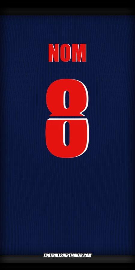 Maillot Paris Saint Germain Cup 2025/2026 -  nom - 8