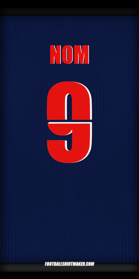 Maillot Paris Saint Germain Cup 2025/2026 -  nom - 9