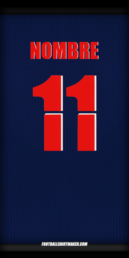 Jersey Paris Saint Germain Cup 2025/2026 -  nombre - 11