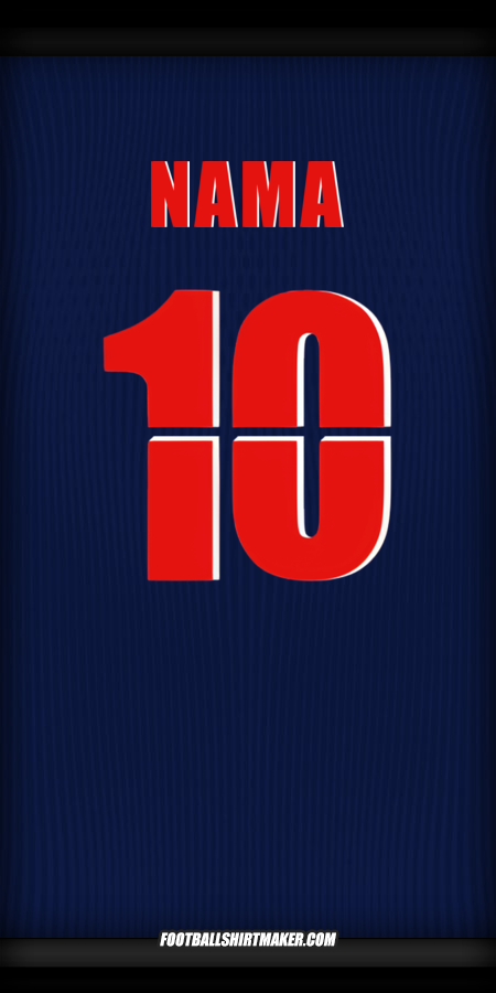 Jersey Paris Saint Germain Cup 2025/2026 -  nama - 10