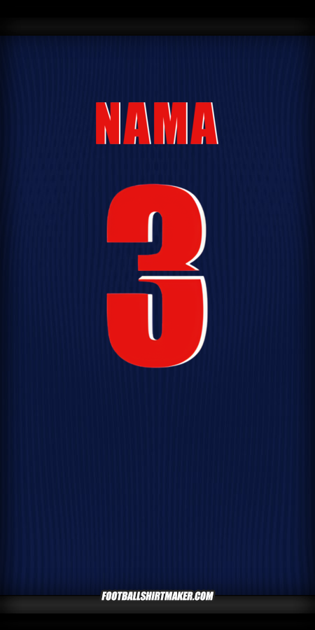 Jersey Paris Saint Germain Cup 2025/2026 -  nama - 3