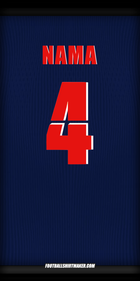 Jersey Paris Saint Germain Cup 2025/2026 -  nama - 4