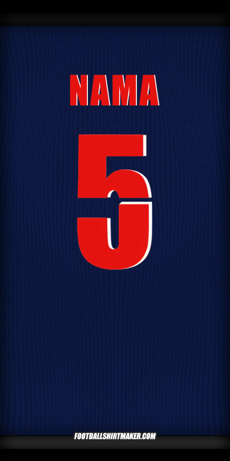 Jersey Paris Saint Germain Cup 2025/2026 -  nama - 5