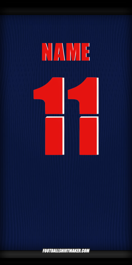 Trikot Paris Saint Germain Cup 2025/2026 -  name - 11