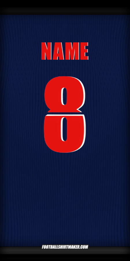 Jersey Paris Saint Germain Cup 2025/2026 -  name - 8