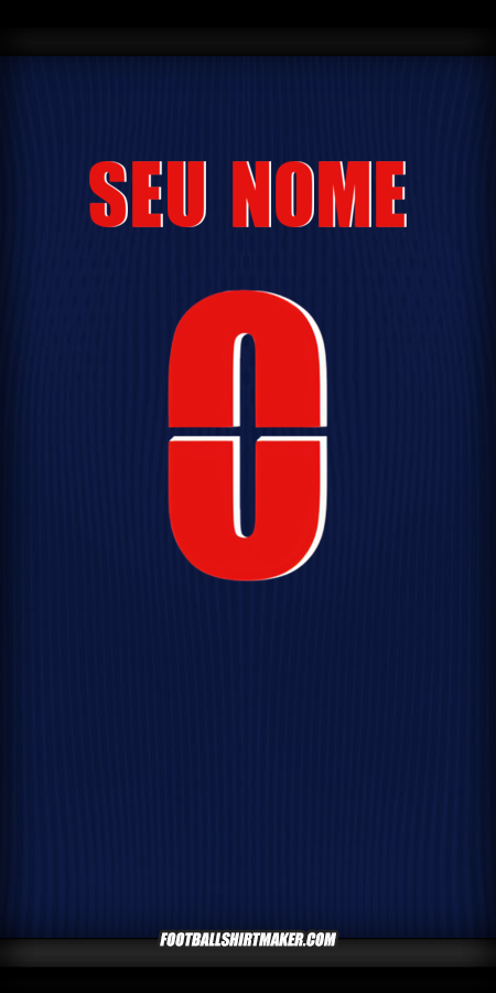 Camisa Paris Saint Germain Cup 2025/2026 -  seu nome - 0