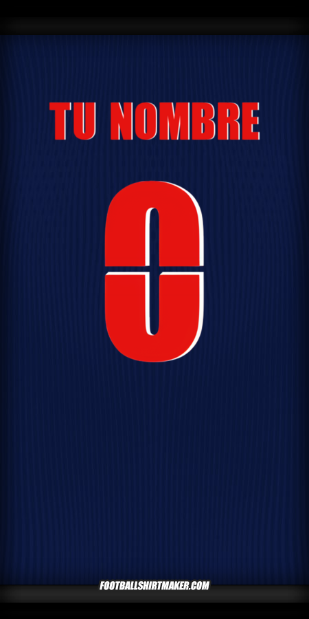 Camiseta Paris Saint Germain Cup 2025/2026 -  tu nombre - 0