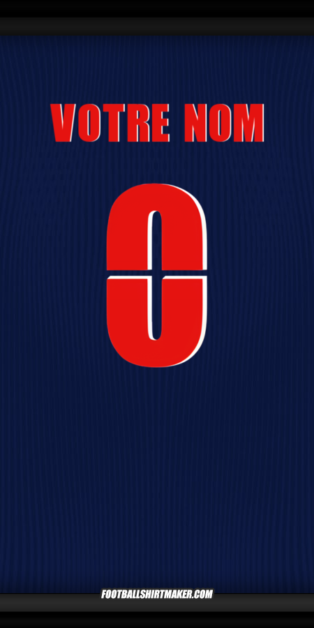 Maillot Paris Saint Germain 2025/2026 Cup -  votre nom - 0