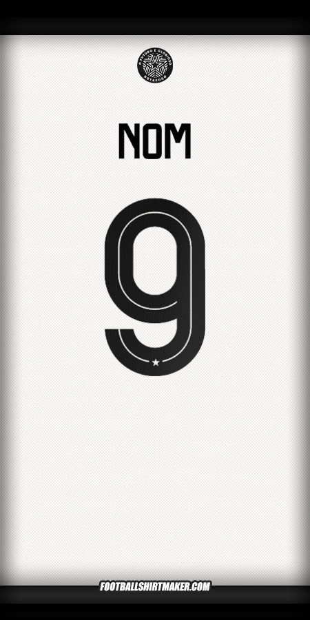 Maillot Botafogo Club World Cup 2025 Extérieur -  nom - 9