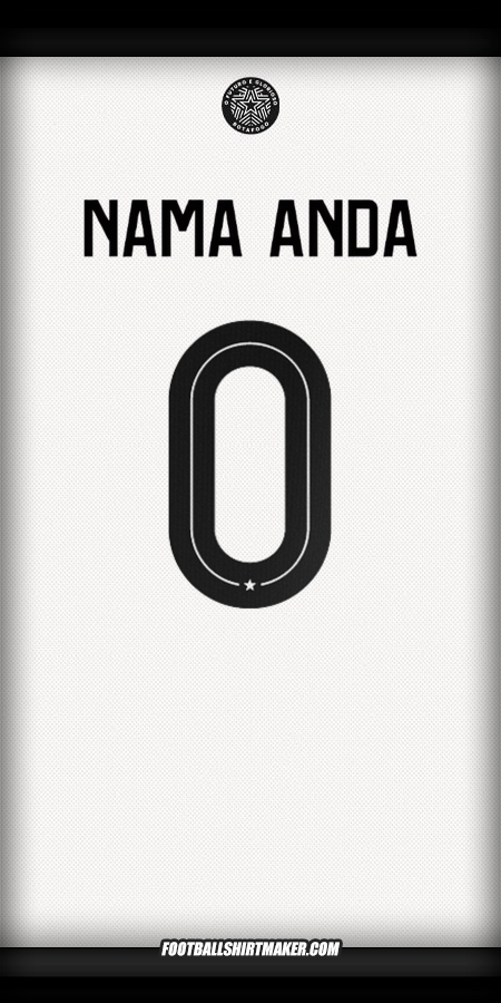 Jersey Botafogo Club World Cup 2025 Alternatif -  nama anda - 0