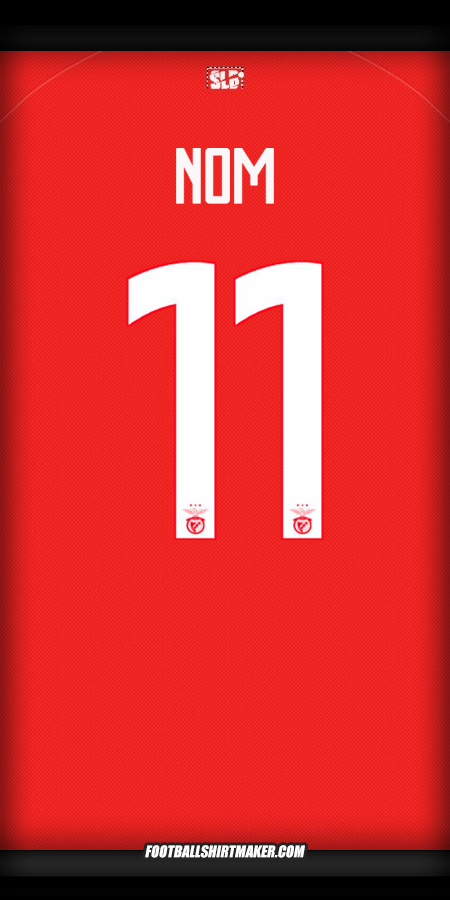 Maillot SL Benfica CWC - UCL 25/26 2025 -  nom - 11