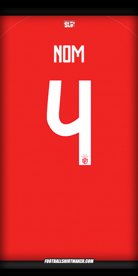 Maillot SL Benfica CWC - UCL 25/26 2025 -  nom - 4