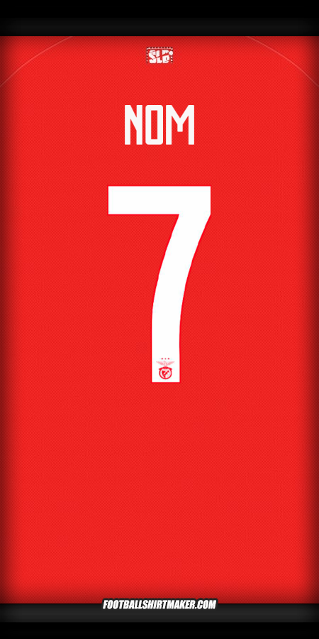 Maillot SL Benfica CWC - UCL 25/26 2025 -  nom - 7