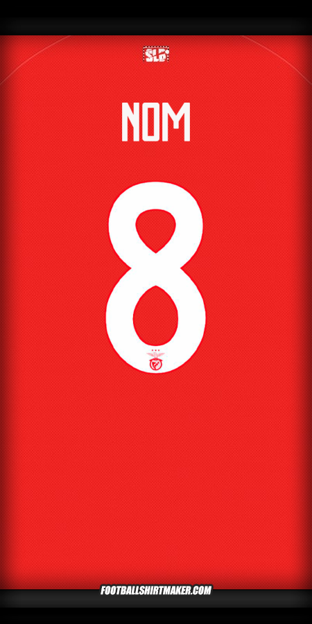 Maillot SL Benfica CWC - UCL 25/26 2025 -  nom - 8