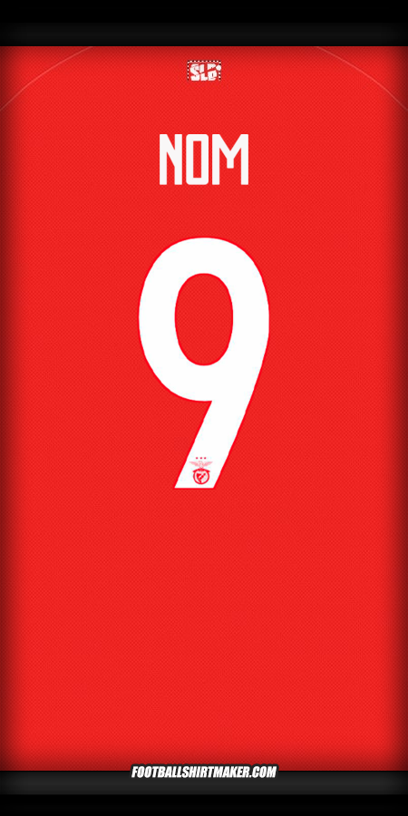 Maillot SL Benfica CWC - UCL 25/26 2025 -  nom - 9
