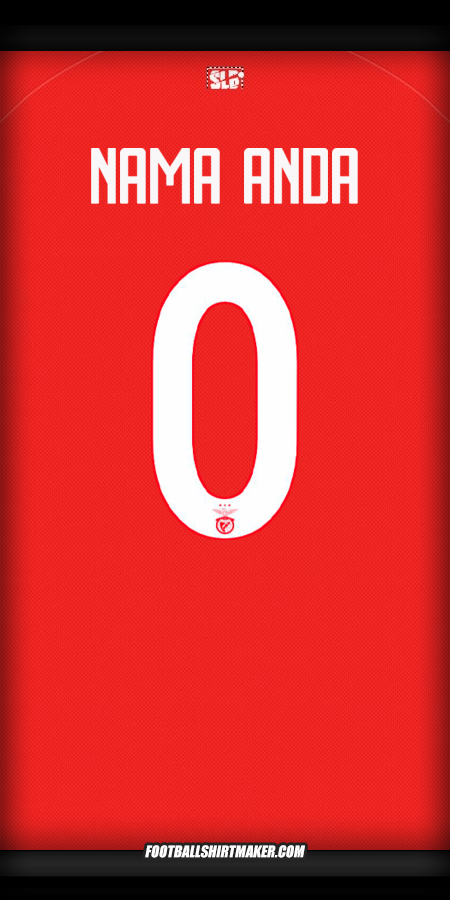 Jersey SL Benfica CWC - UCL 25/26 2025 -  nama anda - 0