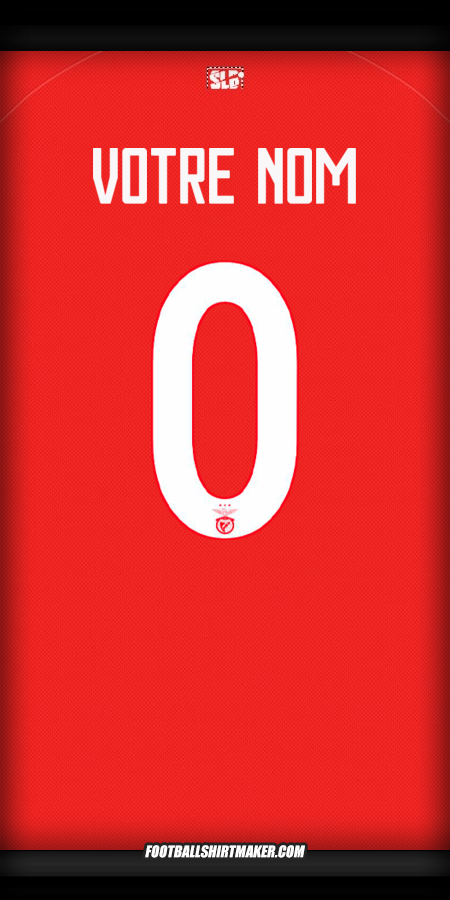 Maillot SL Benfica CWC - UCL 25/26 2025 -  votre nom - 0