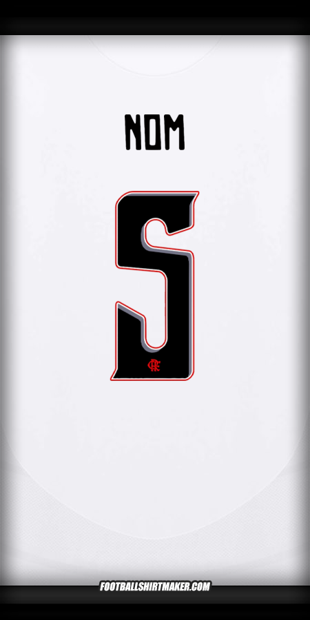 Maillot Flamengo Club World Cup 2025 Extérieur -  nom - 5