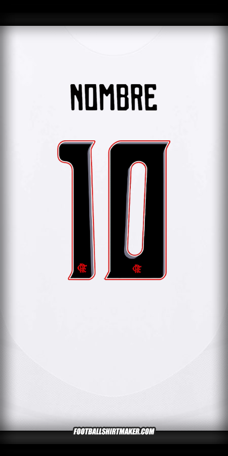 Jersey Flamengo Club World Cup 2025 Visita -  nombre - 10