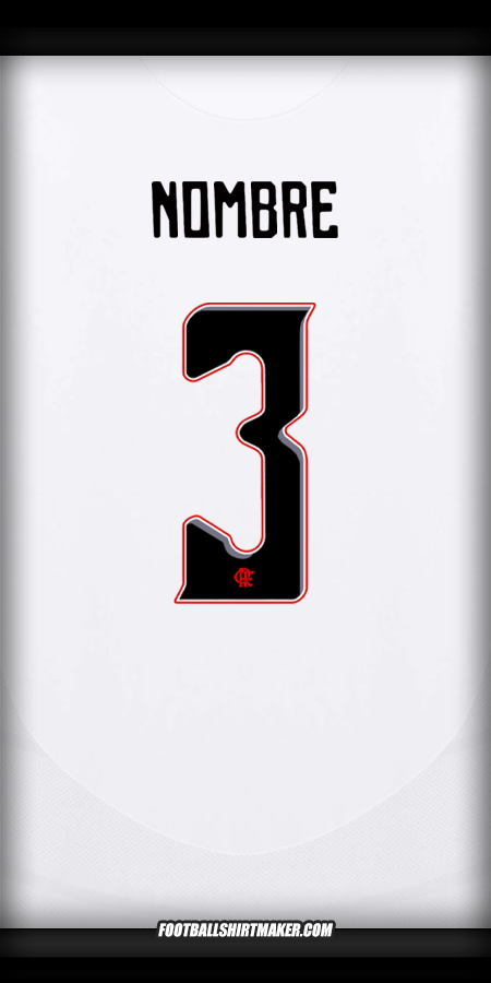 Jersey Flamengo Club World Cup 2025 Visita -  nombre - 3
