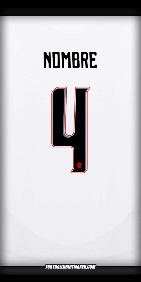 Jersey Flamengo Club World Cup 2025 Visita -  nombre - 4