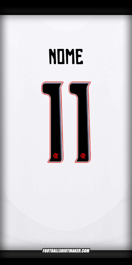 Camisola Flamengo Club World Cup 2025 Alternativa -  nome - 11