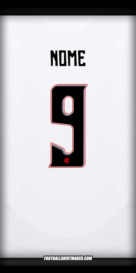 Maglia Flamengo Club World Cup 2025 Seconda -  nome - 9