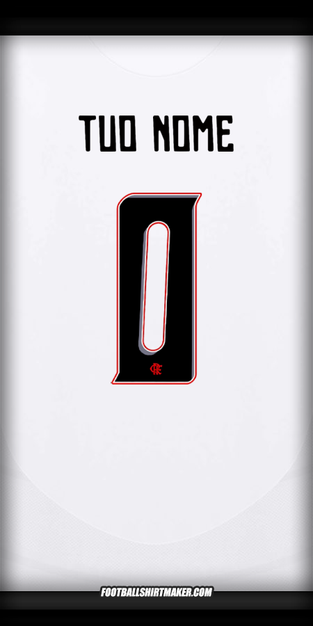 Maglia Flamengo Club World Cup 2025 Seconda -  tuo nome - 0
