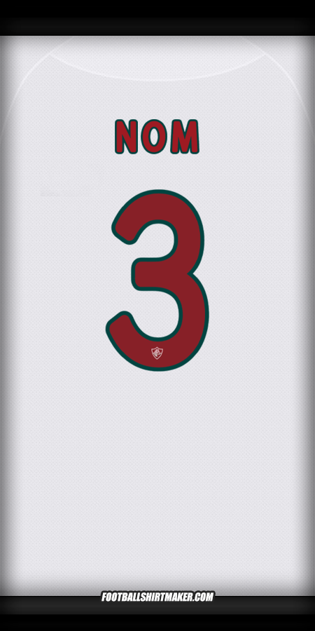 Maillot Fluminense Club World Cup 2025 Extérieur -  nom - 3