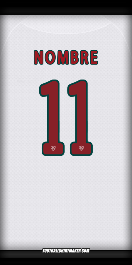 Jersey Fluminense Club World Cup 2025 Visita -  nombre - 11