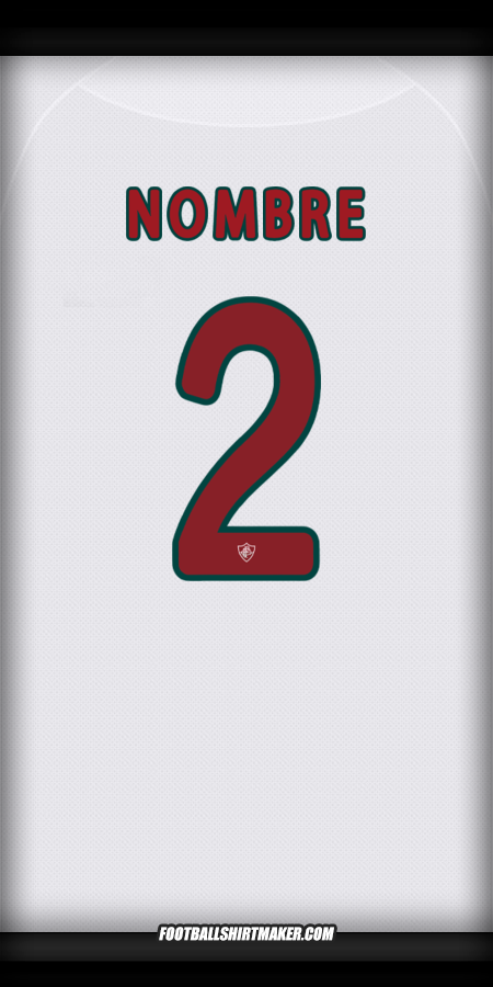 Camiseta Fluminense Club World Cup 2025 Visita -  nombre - 2