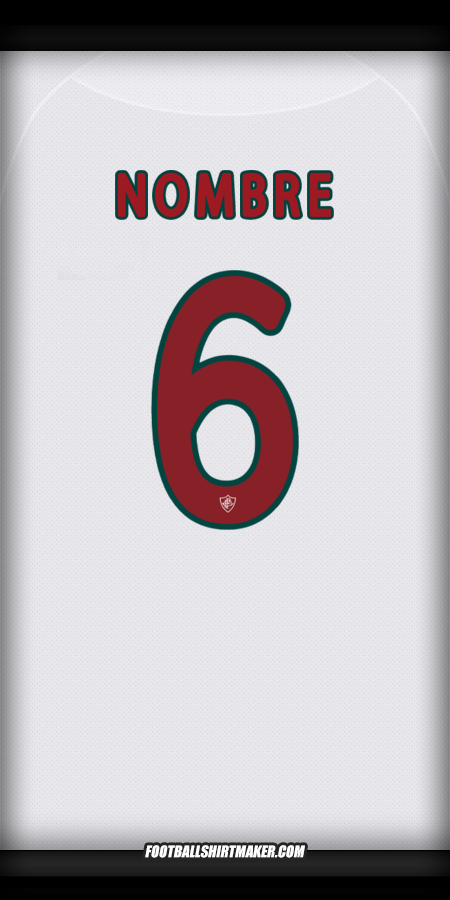 Jersey Fluminense Club World Cup 2025 Visita -  nombre - 6