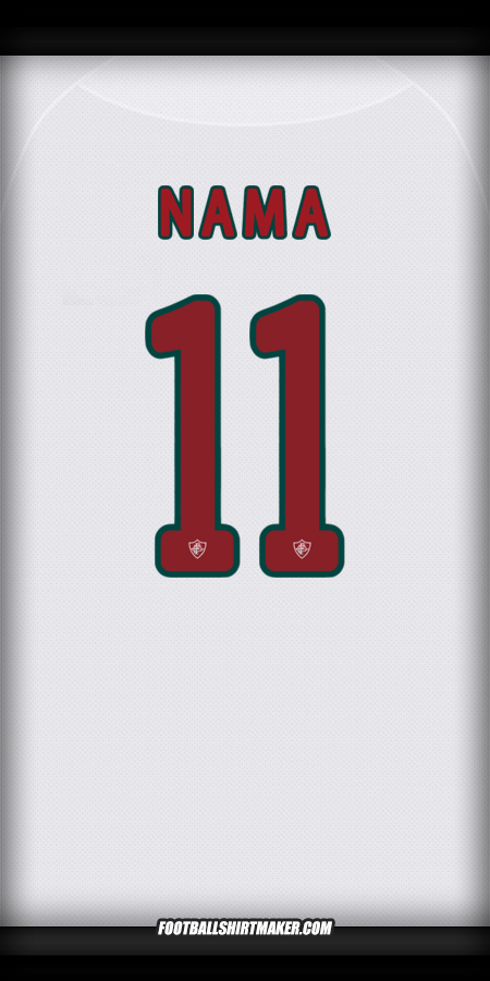Jersey Fluminense Club World Cup 2025 Alternatif -  nama - 11
