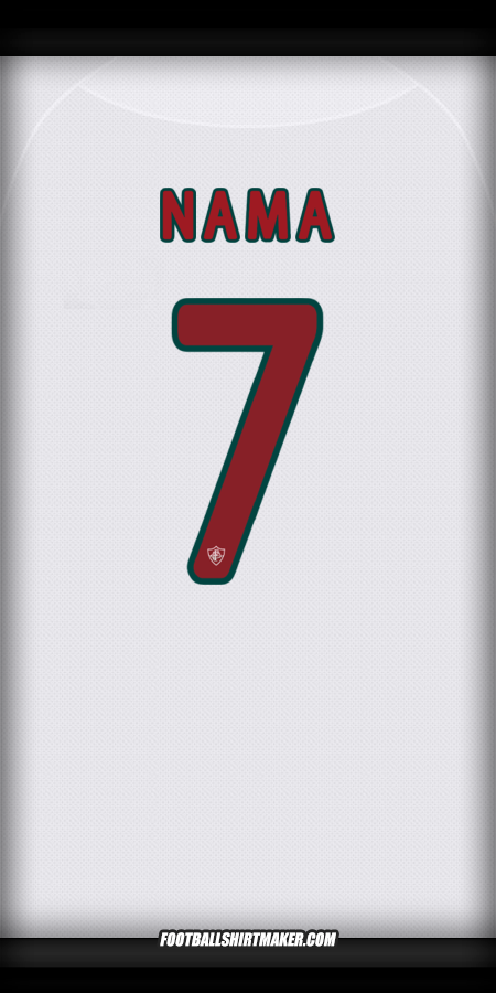 Jersey Fluminense Club World Cup 2025 Alternatif -  nama - 7