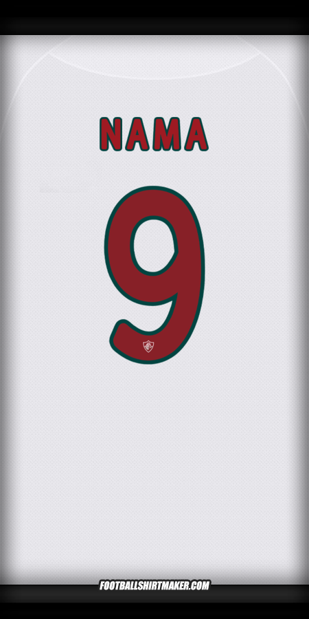 Jersey Fluminense Club World Cup 2025 Alternatif -  nama - 9