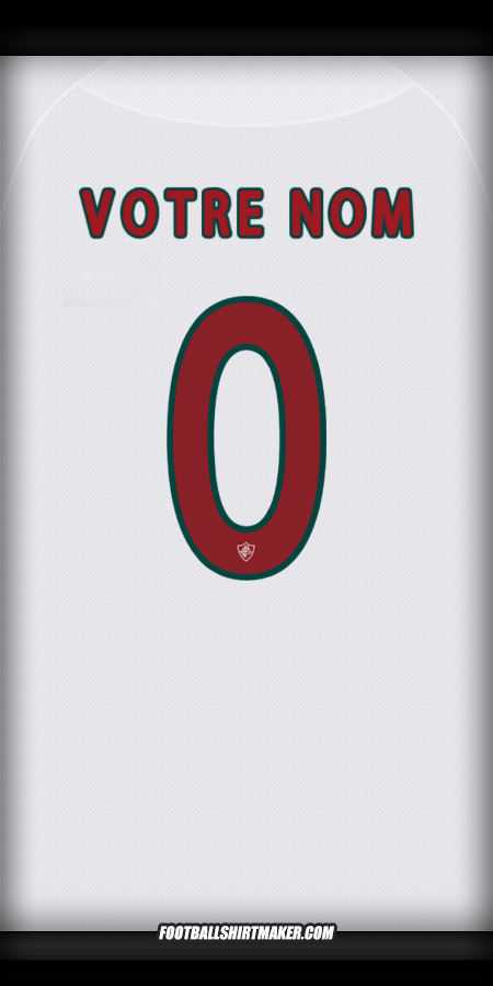 Maillot Fluminense Club World Cup 2025 Extérieur -  votre nom - 0