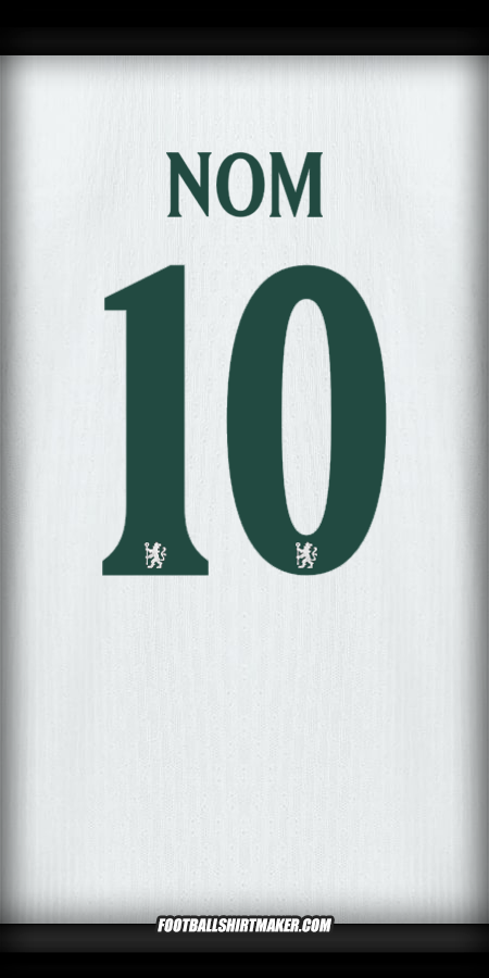 Maillot Chelsea Cup 2025/2026 Extérieur -  nom - 10