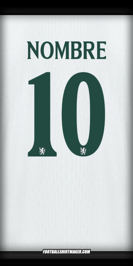 Jersey Chelsea Cup 2025/2026 Visita -  nombre - 10