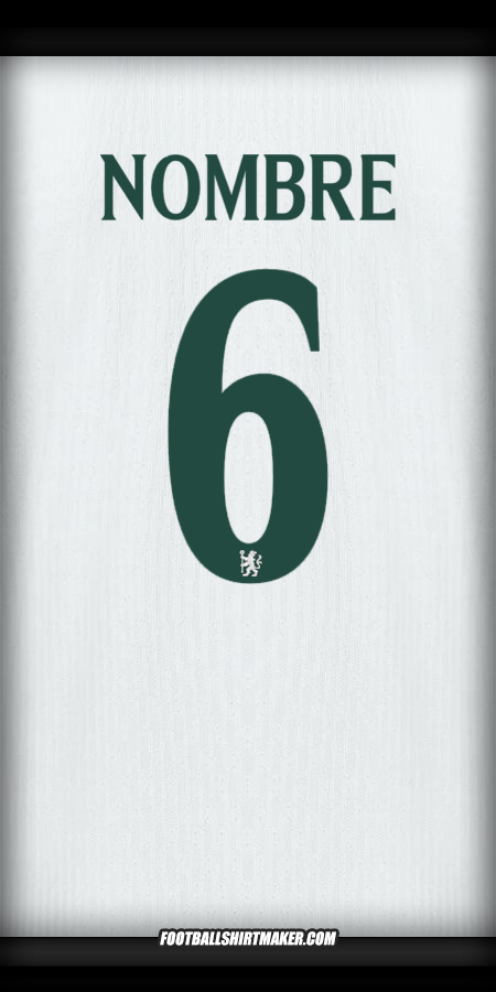 Jersey Chelsea Cup 2025/2026 Visita -  nombre - 6